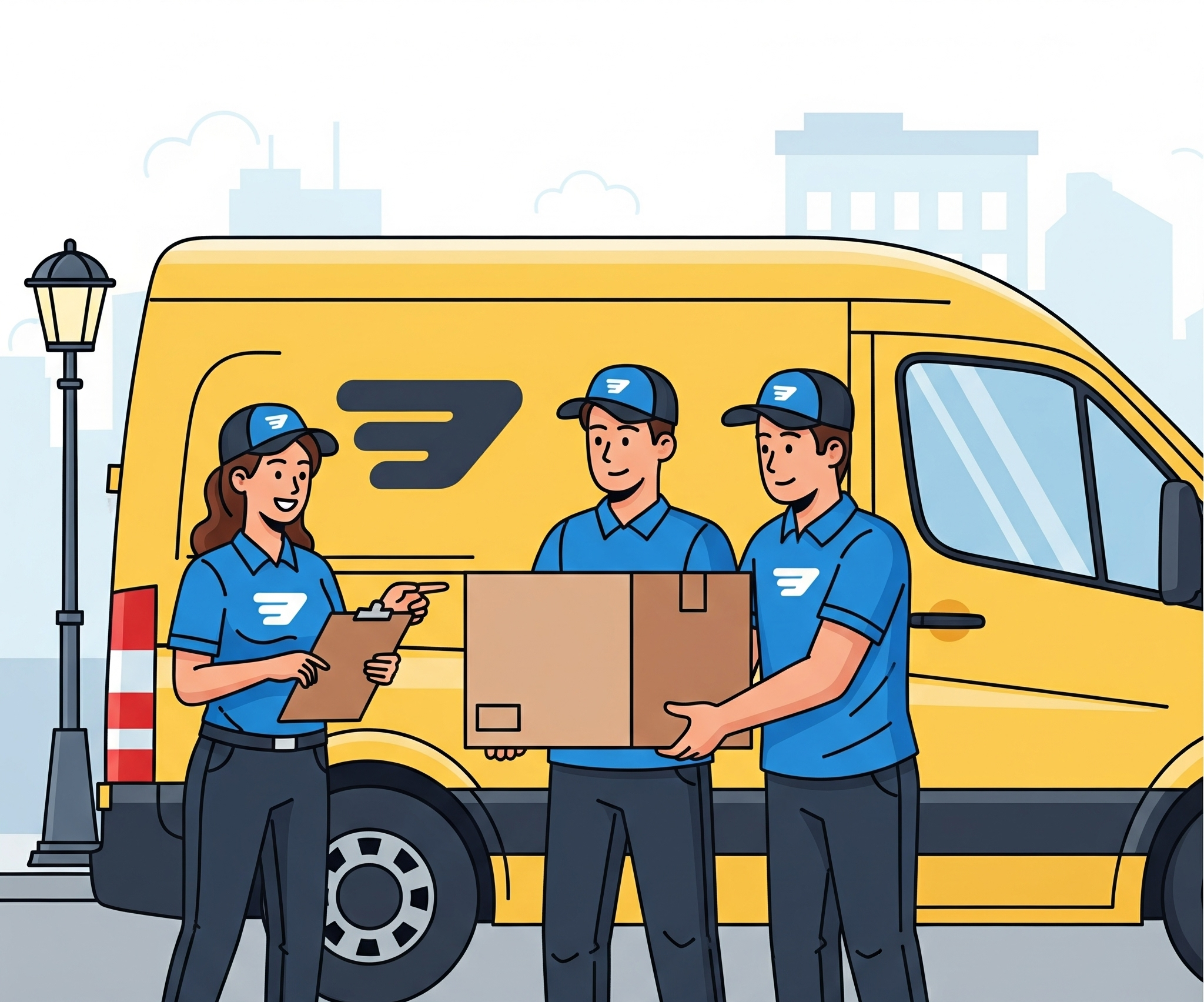Delivery Team Illustration